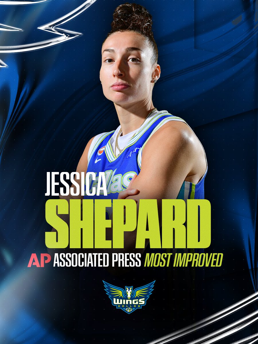 DallasWings's tweet photo. We've got some @AP award winners in the houseeeee 🏡
• Most Improved Player: Jessica Shepard ☑️
• All-WNBA Second Team: Paige Bueckers ☑️
• All-Rookie Team: Azzi Fudd ☑️ https://t.co/rSC0eaqRdZ