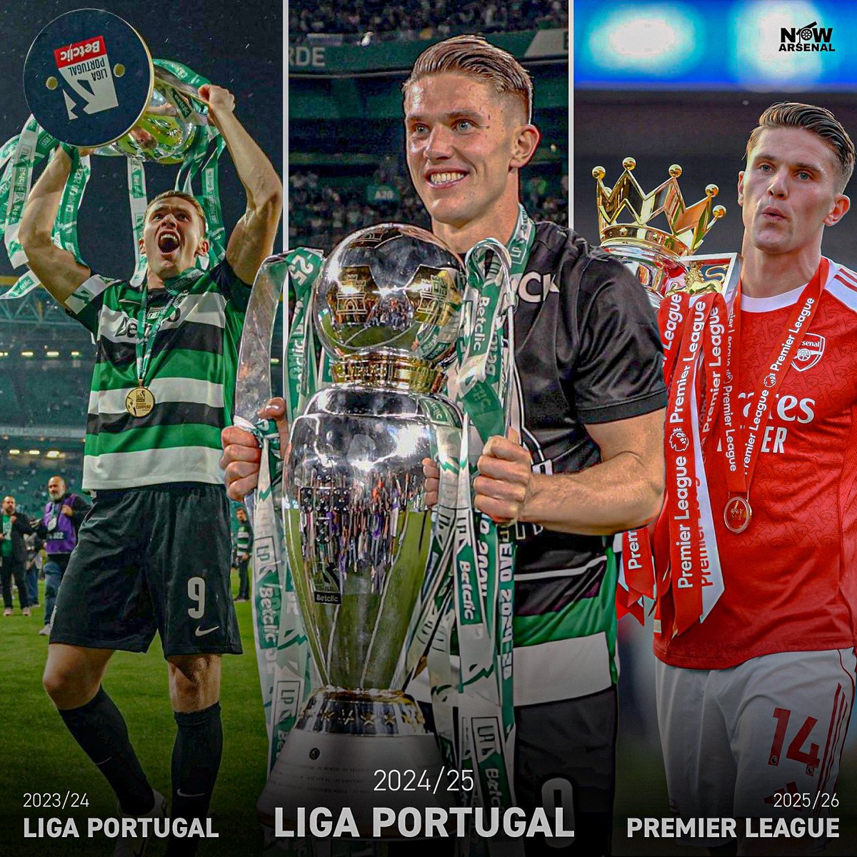 now_arsenaI's tweet photo. A reminder that Viktor Gyokeres has won the league title in each of the last three seasons:

🇵🇹 2023/24 - Liga Portugal 🏆
🇵🇹 2024/25 - Liga Portugal 🏆 
🏴󠁧󠁢󠁥󠁮󠁧󠁿 2025/26 - Premier League 🏆

Can he make it four in a row in 2026/27? https://t.co/DdEQKgMOY7