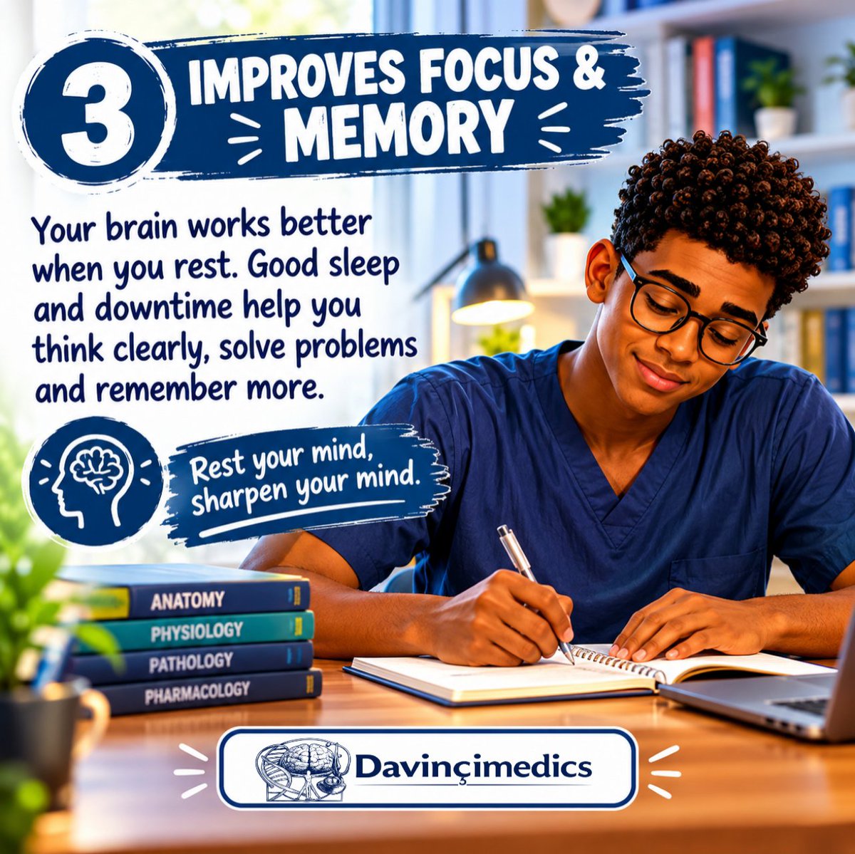 davincimedics_'s tweet photo. God built a full day of rest into the Ten Commandments, long before anyone knew what
burnout was. What do you do with that command today? Long before modern medicine,
Scripture was already speaking about rest, healing, and the body.  #MedTok #HealthFacts #DidYouKnow https://t.co/N6yArbgWbl