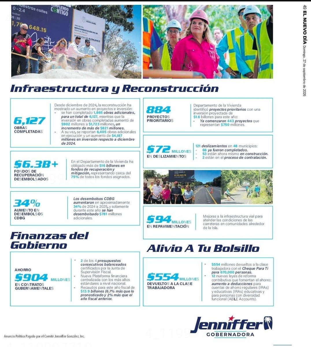 JGO_2024's tweet photo. He trabajado desde el primer día con una meta clara: que Puerto Rico vea resultados.

En educación, energía, vivienda, seguridad, justicia social, infraestructura y desarrollo económico, la obra y la acción son parte de una gestión que impulsa proyectos, toma decisiones y transforma nuestra realidad.
