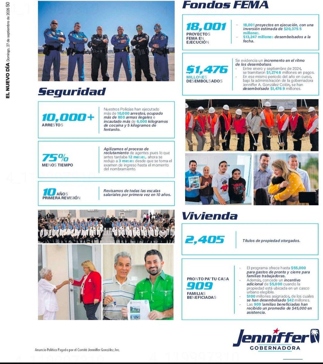 JGO_2024's tweet photo. He trabajado desde el primer día con una meta clara: que Puerto Rico vea resultados.

En educación, energía, vivienda, seguridad, justicia social, infraestructura y desarrollo económico, la obra y la acción son parte de una gestión que impulsa proyectos, toma decisiones y transforma nuestra realidad.
