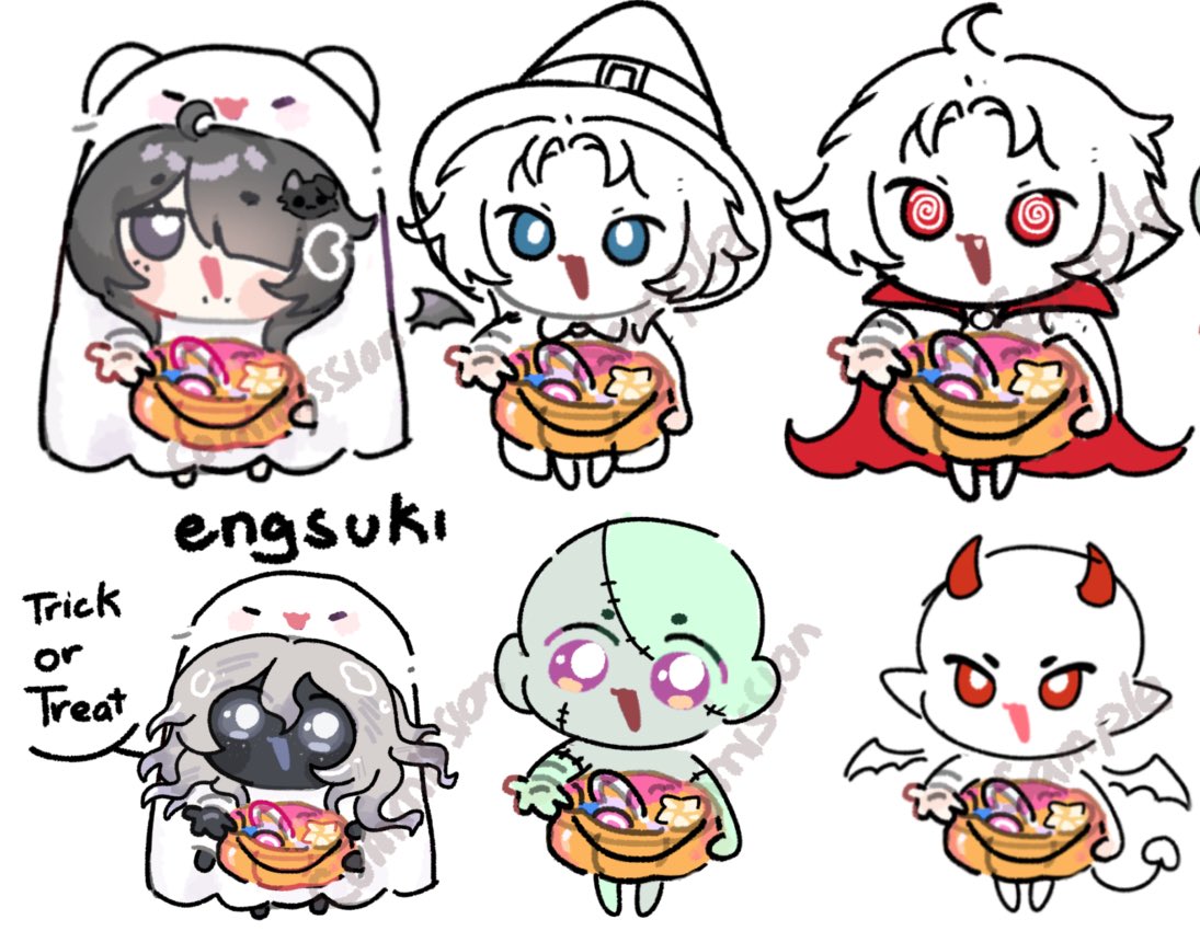Eng_1108's tweet photo. 🎃 48HR HALLOWEEN ART RAFFLE TIME!! 
          👉🏻Day 2: Trick or Treat?

  TO ENTER: 
✦ Follow + RT 
✦ cmt

 🎁 Prize: -  1 YCH Trick or Treat (+1 winner for every 100 repost past the goal!)

 good luck everyone!!📷 #artraffle #artgiveaway #artmoots https://t.co/XiT5wk9QQs