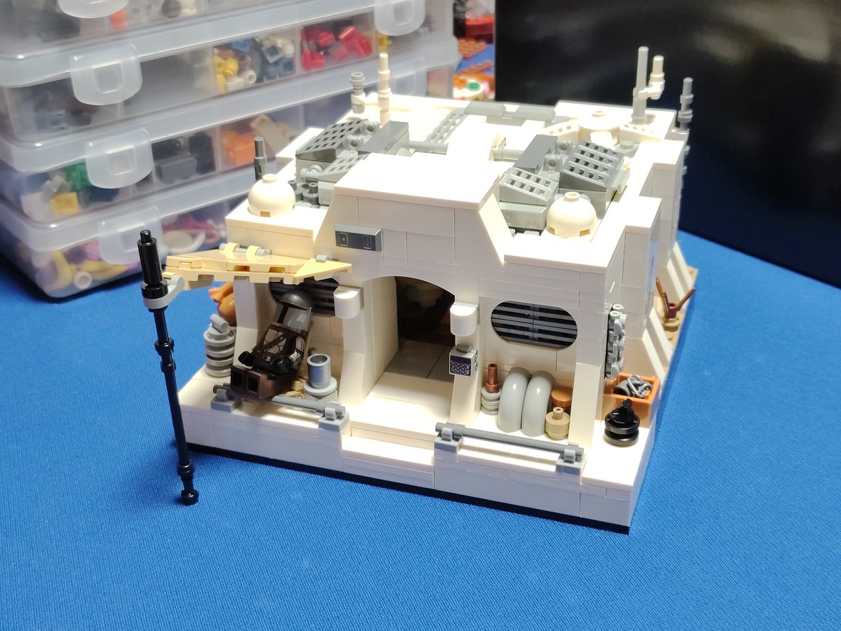 JPFireBellyNewt's tweet photo. 出来た！
（とりあえず現時点のリソースでベストを尽くした🤤）

※詳細は追々

＃LEGO
#MOC
＃STARWARS
#TheMandalorianAndGrogu https://t.co/AmMpB7gvqJ