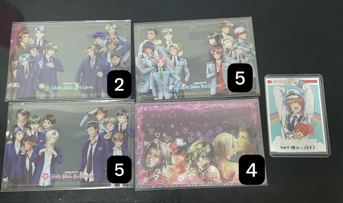 ie_jbk's tweet photo. 【交換/譲渡】ときメモGS  ときめきメモリアルGS 
セリア アクリルめじるしチャーム めじるし
ポストカード

譲）めじるし:空也 大地
ポストカード:GS2 GS3 王子組

求）本多行
ポスカ:GS4

郵送もしくは福岡手渡し https://t.co/LrrBVNW1oF