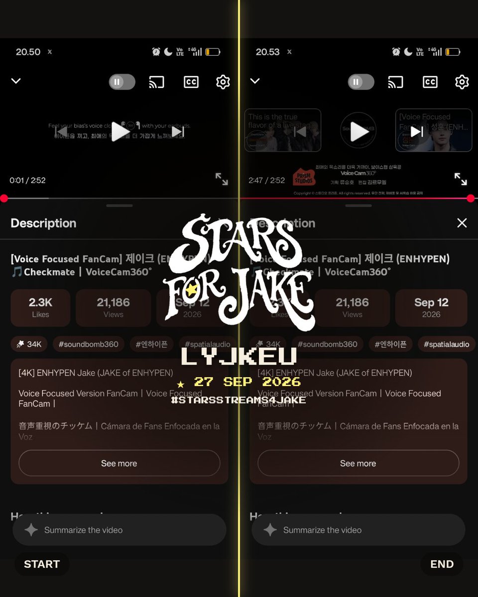 lyjkeu's tweet photo. Stream stream stream ⭐
#STARSSTREAM4JAKE #STARSFORJAKE
#JAKE #제이크 #ジェイク https://t.co/6qZBkIsA9r