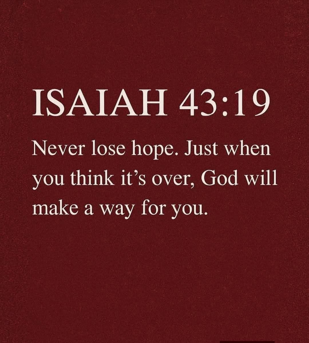 Oh_DearLord_'s tweet photo. Isaiah 43:19 https://t.co/TSyDskL3uH