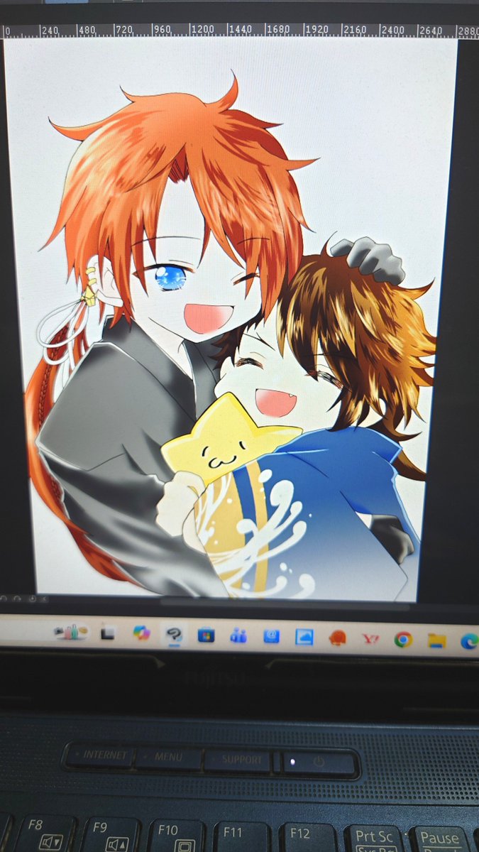 tonunu48's tweet photo. 塗
作業日1日潰れたんですけど、表紙を先に描いてポスターにすべきでしたね！！！愚か！！！ https://t.co/2YB4y8Zx6M