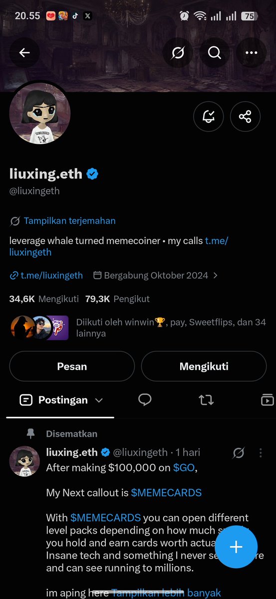 Tarinalx7n's tweet photo. @liuxingeth Me 🤩

Always notis on

CA14Auqb9ZwN9ex4cMrNg7yx1u4oNdURqbq8TY7Nc7C6 https://t.co/9RUbGUEFF9