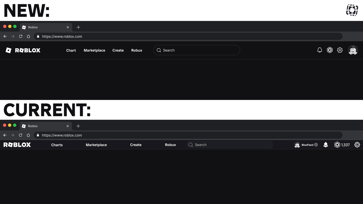 Blox_Feed's tweet photo. Roblox appears to be working on overhauling their website. https://t.co/fzKgGzGr36