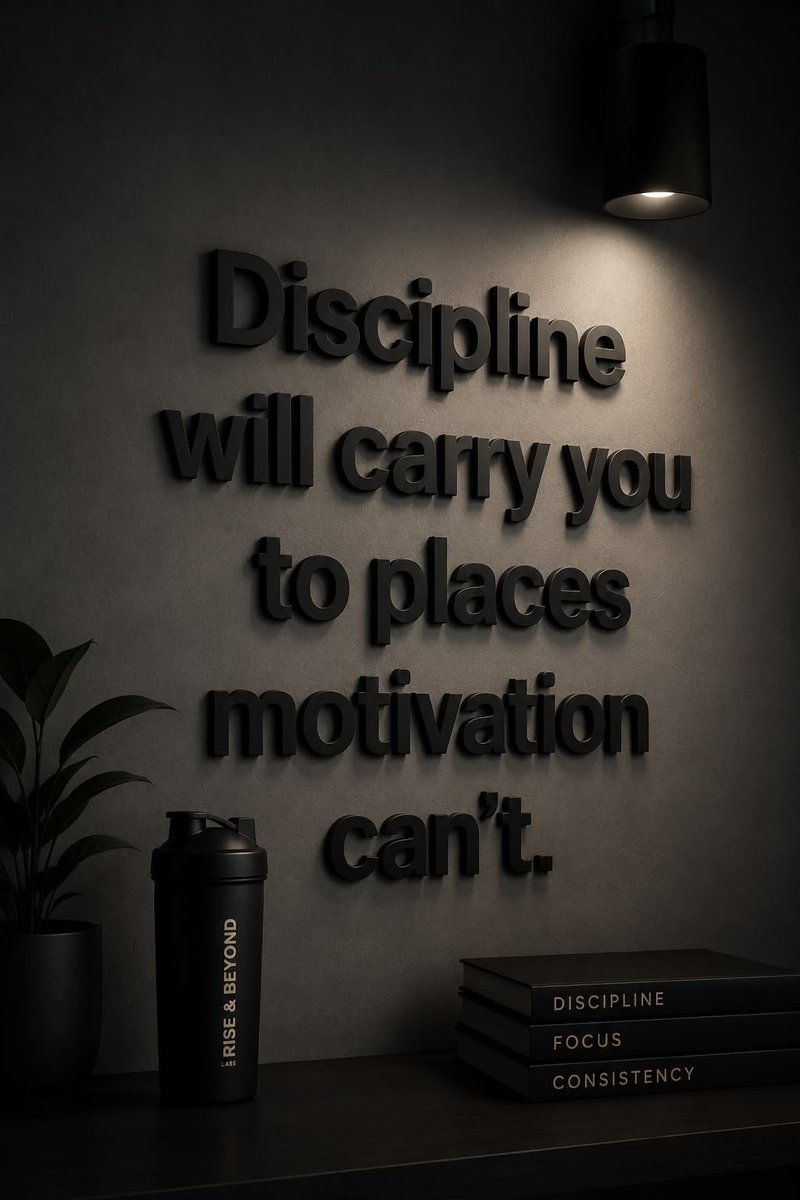Iqui04's tweet photo. Motivation won’t get you successful

Discipline will.

Stick to the plan https://t.co/WZKdPhojuk