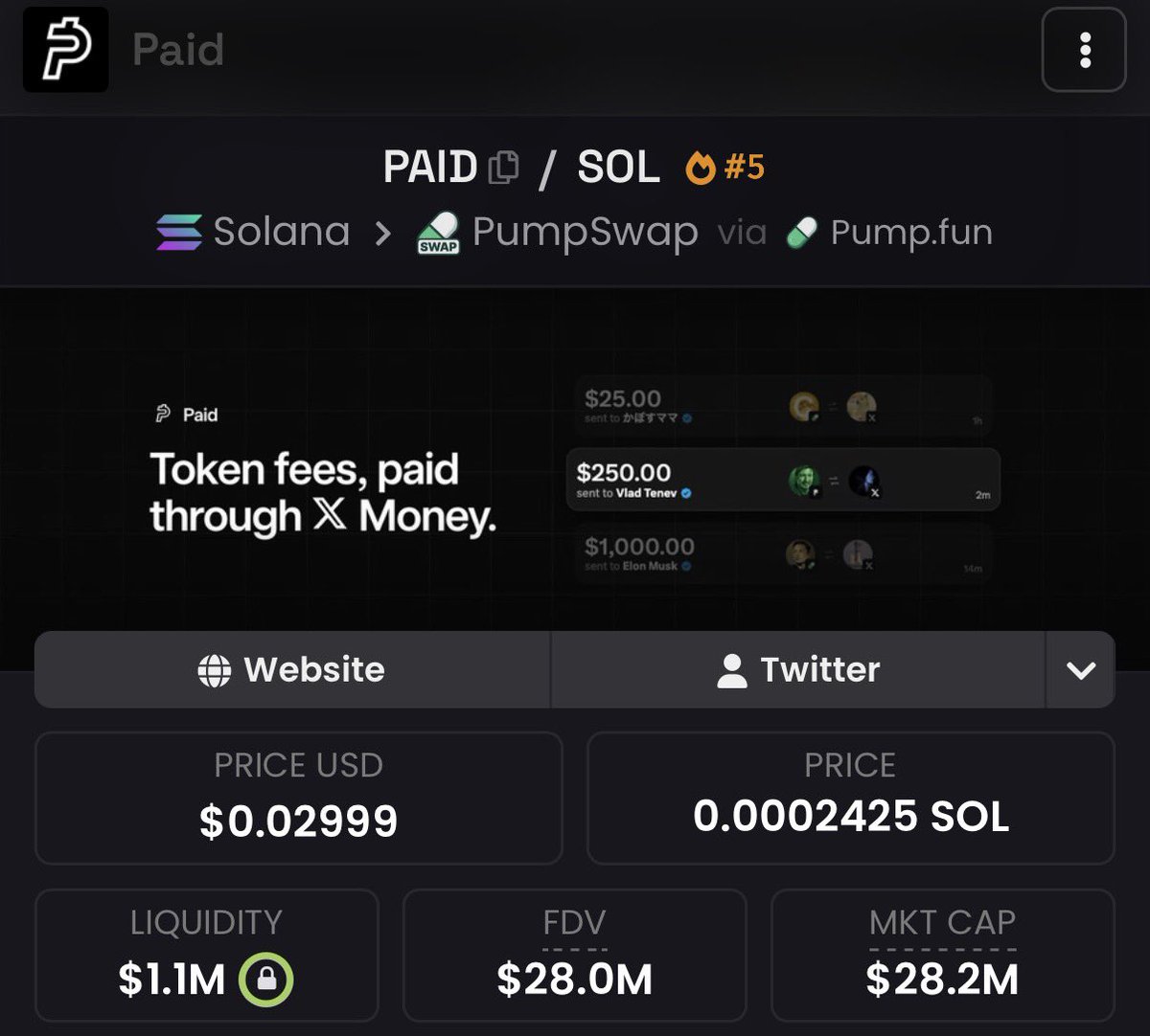 KriptonunUzmani's tweet photo. i was one of the first to call $paid at a $111k mc.

i feel fucking incredible. i can't deny that this has been one of my best alpha calls of the year so far.

i understood the narrative and saw the potential from the very beginning, which is why i decided to call it.

my profit is now over $582,672. to some, it'll look like luck. to me, it's just another day of making money.

i still don't understand how people aren't following me and joining my community.