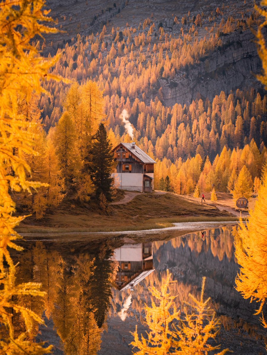 echoesofworld's tweet photo. colorful autumn in alps https://t.co/t9YlVmL9SZ