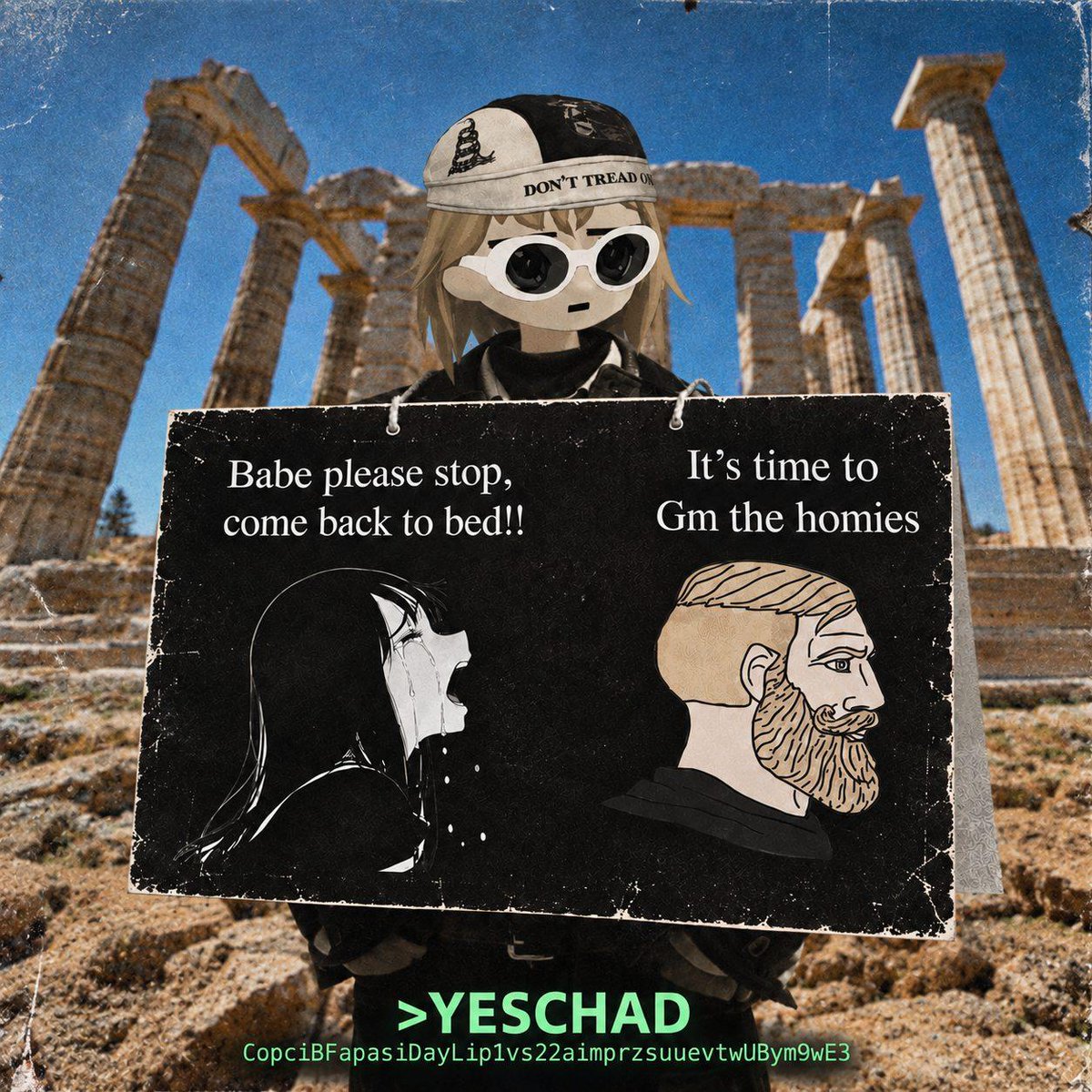 YesChadHQ's tweet photo. Left her day in ruins.

⌁ $YESCHAD https://t.co/yt0hhFPXkL