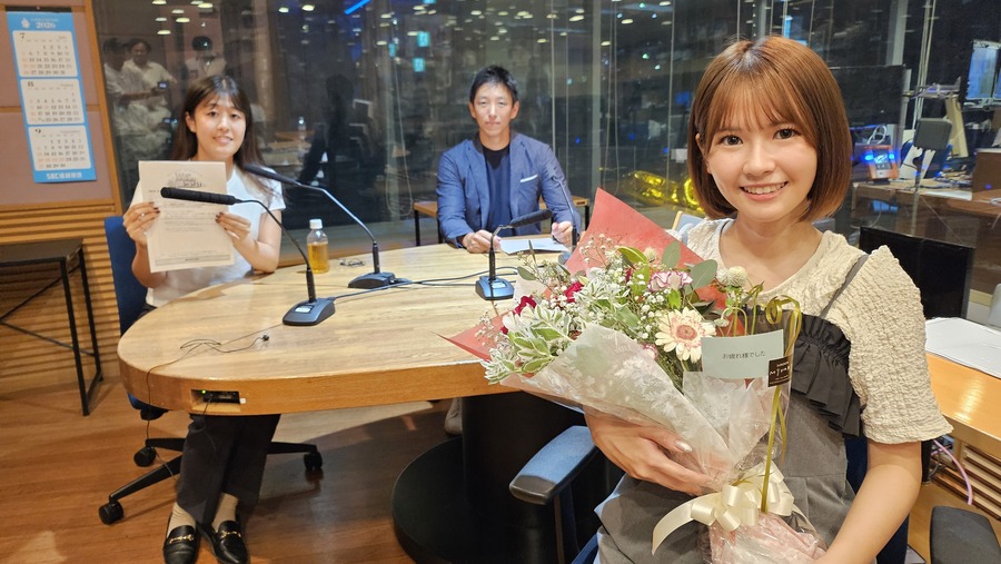 CBC1053's tweet photo. ＼ 📻 ／ SKE48原優寧　最後はウインクスのおふたりと https://t.co/TOYRbD9xUM by RadiChubu https://t.co/7D2nyGnBQO