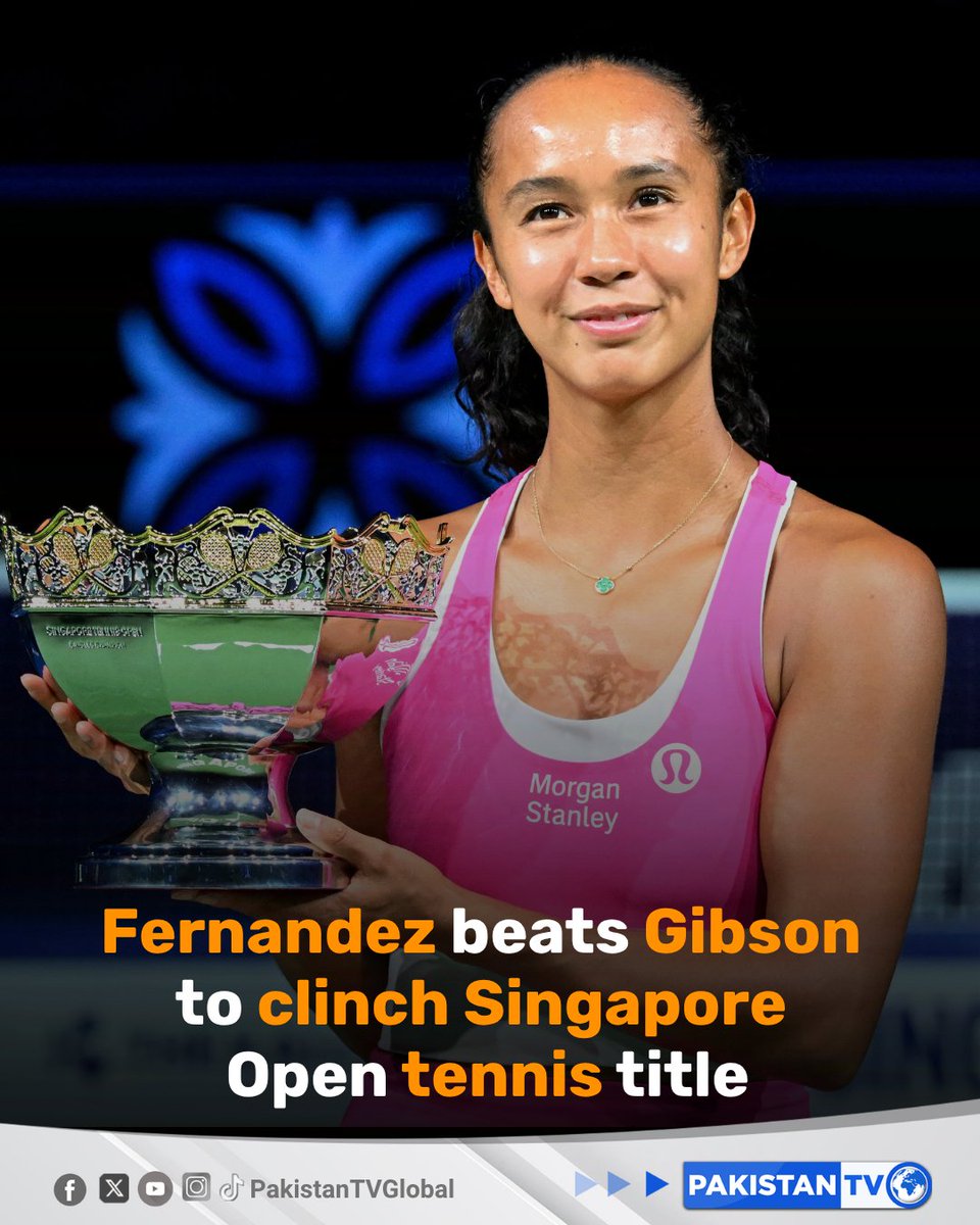 Leylah Fernandez Triumphs at Singapore Open, Captures Sixth WTA Title