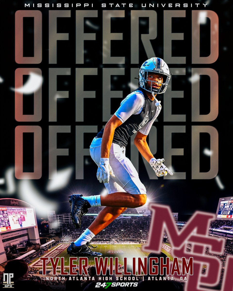 NathanPurvis's tweet photo. | OFFERED |

Tyler Willingham (@TylerW11358), the class of 2030 athlete from North Atlanta High School (Atlanta, GA), picks up the offer from the Mississippi State Bulldogs.  #HailState https://t.co/USK2Nf8QTA