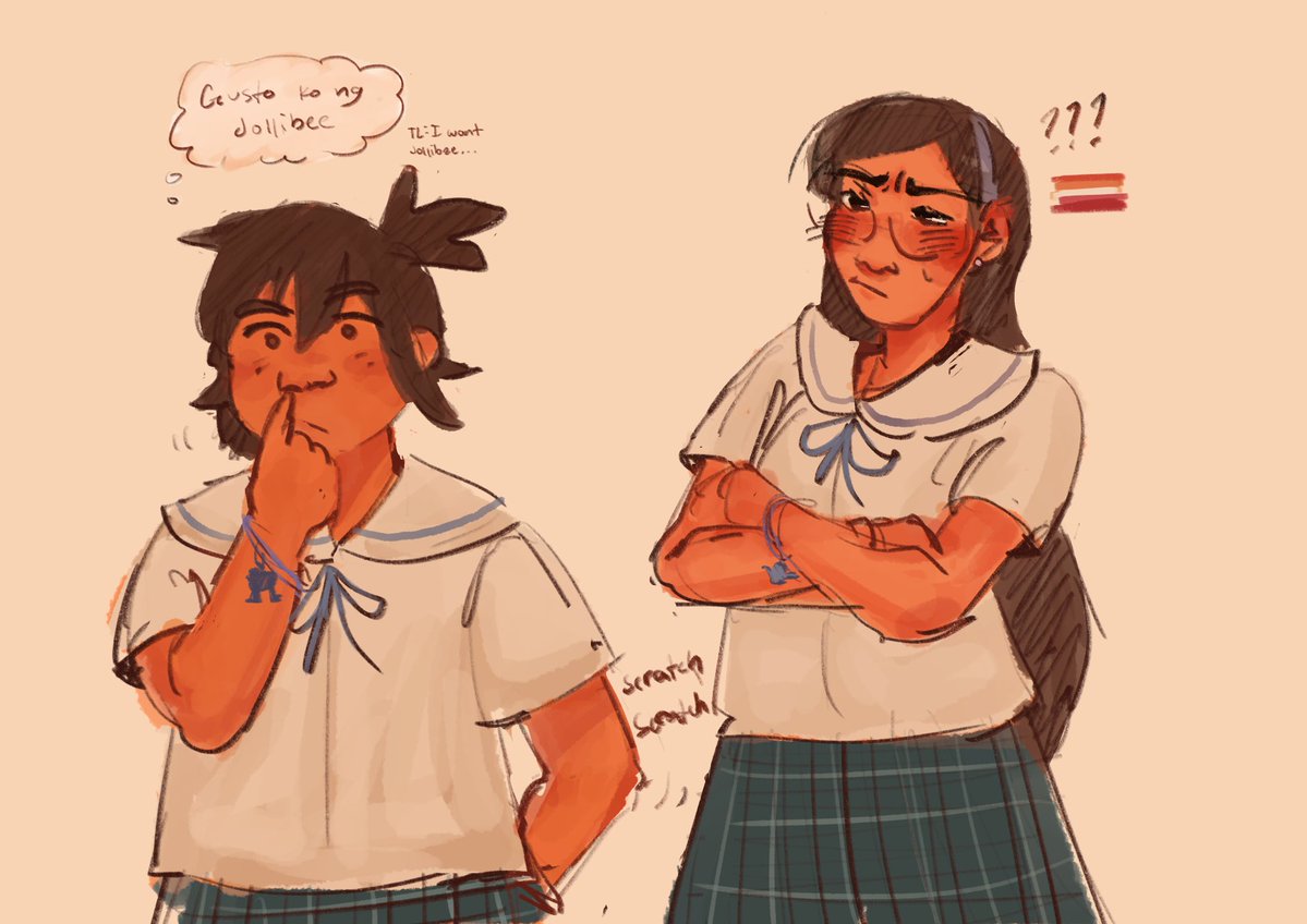 Ketchhupash's tweet photo. Pov you’re trying figure out if you’re attracted to or weirded out by your best friend 
#ForgottenIsland https://t.co/f1WVsc6JHo