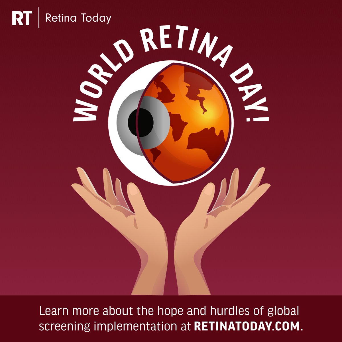 RetinaToday's tweet photo. 👁️ This World Retina Day, we celebrate the advances shaping retinal care.  But can we do more to detect diabetic eye disease earlier? Experts from around the world explore the challenges of global screening—and the opportunities ahead. Read more: https://t.co/1Ek6ddH9yj https://t.co/TlyEDRND6v