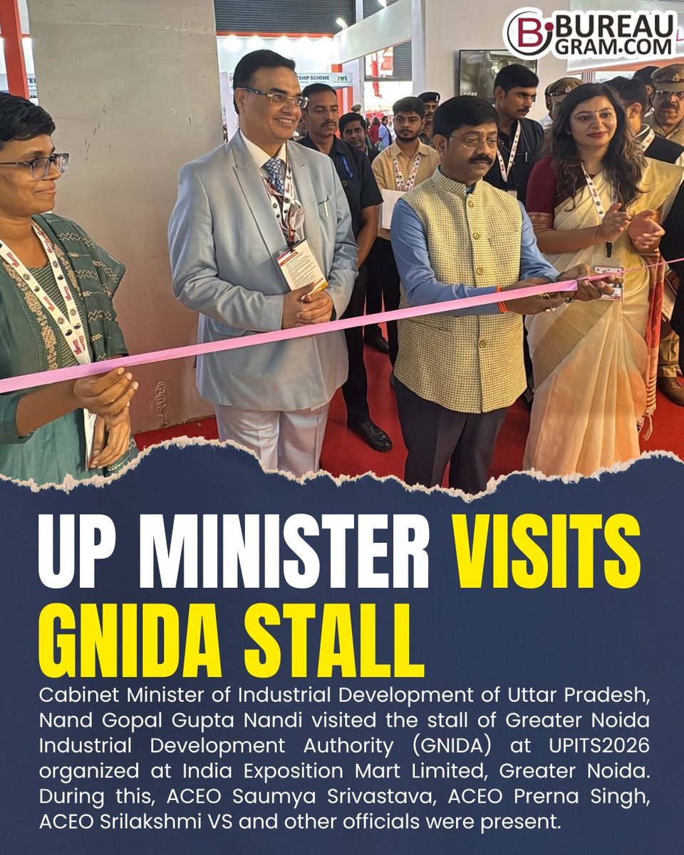 bureaugram's tweet photo. https://t.co/0ac3mb9CKA
UP Minister visits GNIDA stall....
.
.
Read more on Bureaugram
@NMDCLimited @MinistryOfMines @MinesMinIndia

#Bureaugram #NMDC #LearningCentre #LearningAndDevelopment #LND #WorkforceDevelopment #FutureReadyWorkforce #EmployeeDevelopment #SkillDevelopment https://t.co/SBpiIeJM3b