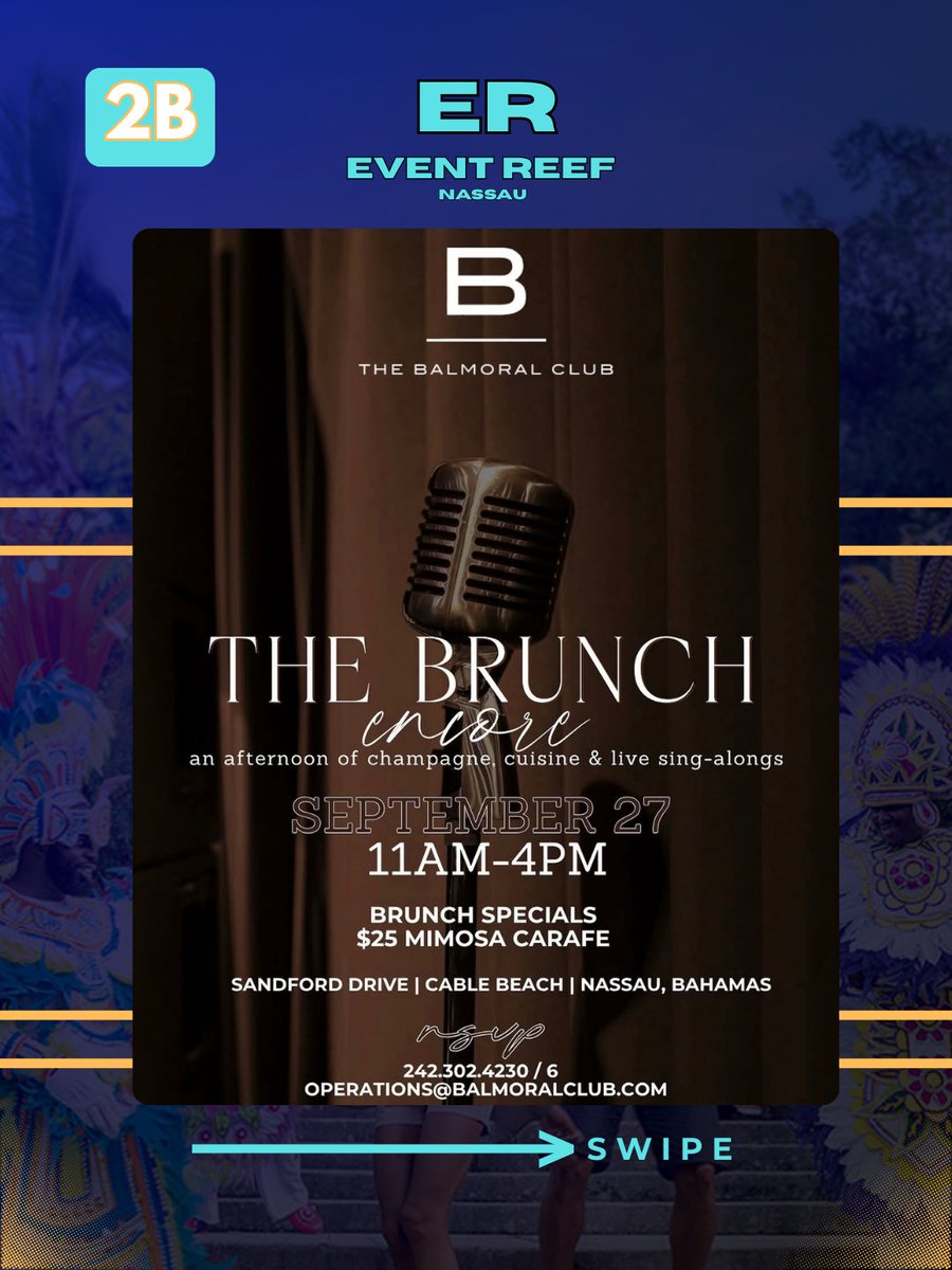 EventReef's tweet photo. What's happening in Nassau TODAY (SUNDAY)?

Event 2/7

Follow Event Reef to know what Events are happening in Nassau!

#nassau #nassaubahamas #bahamas #eventreef https://t.co/9cN62S9yxS