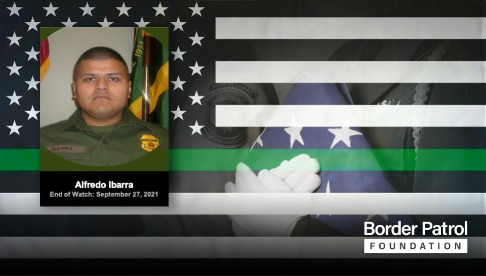 BorderPatrolFND's tweet photo. Today we honor the memory of Border Patrol Agent Alfredo Ibarra End of Watch September 27, 2021 https://t.co/THAXL6mfSl
#HonoringtheMemory #BorderPatrolFoundation #BPF #CBP #BorderPatrol #BorderSecurity #BorderPatrol #USBP #HonorFirst #lawenforcement #endofwatch #memorial https://t.co/vVGjojseC9