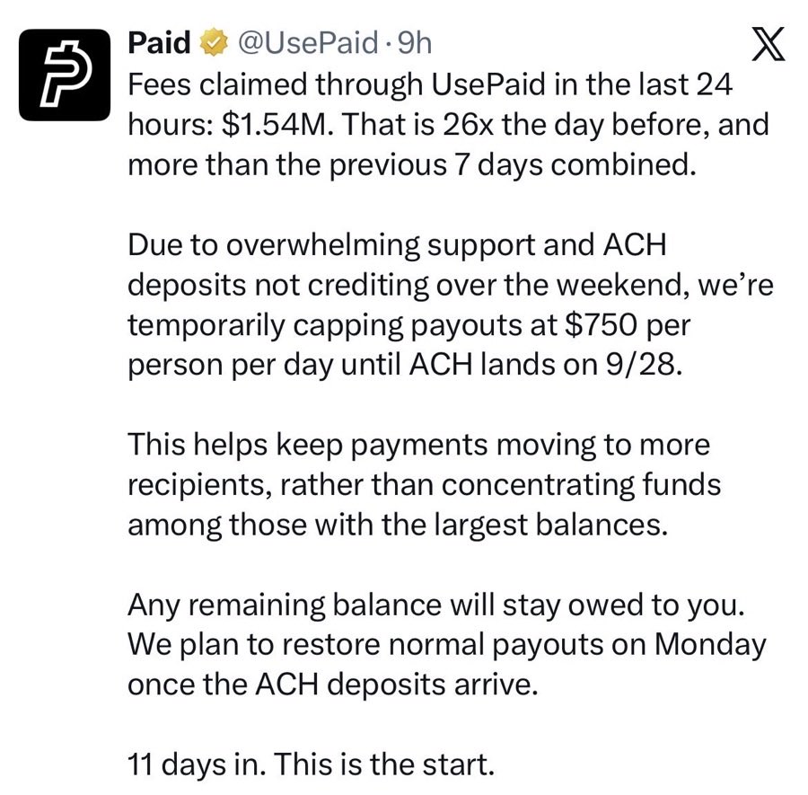 DistwactedJD's tweet photo. @GOLDMANTRACKS @Pyro_PepeETH @vikrantnyc Guys vik is right coin there not bc of him really he doesn’t need to do anything …although it helps us fan boys !!!

Fees are coming read this https://t.co/XKI0L25VIS