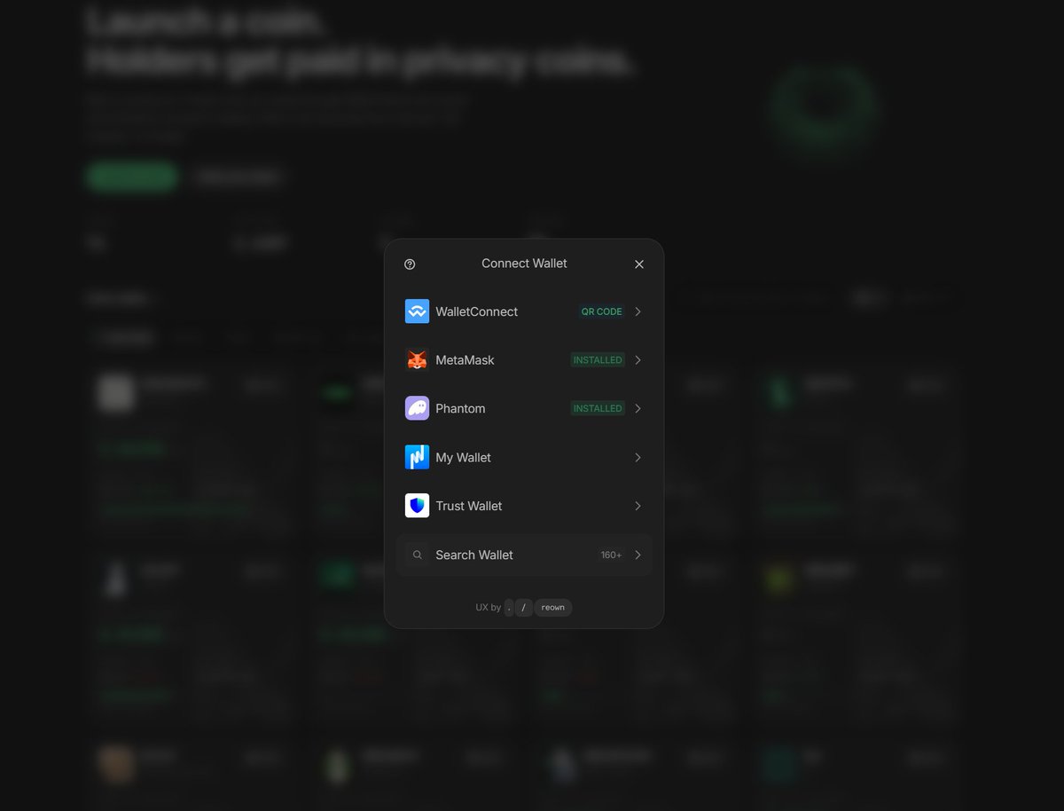nearpadtech's tweet photo. We just integrated @reown_ to support all major Solana wallet providers through a single connection flow.

anyone who previously had issues connecting their wallet should try again now.

https://t.co/Dt1PVJ2h0K https://t.co/DdcwnHwN1A