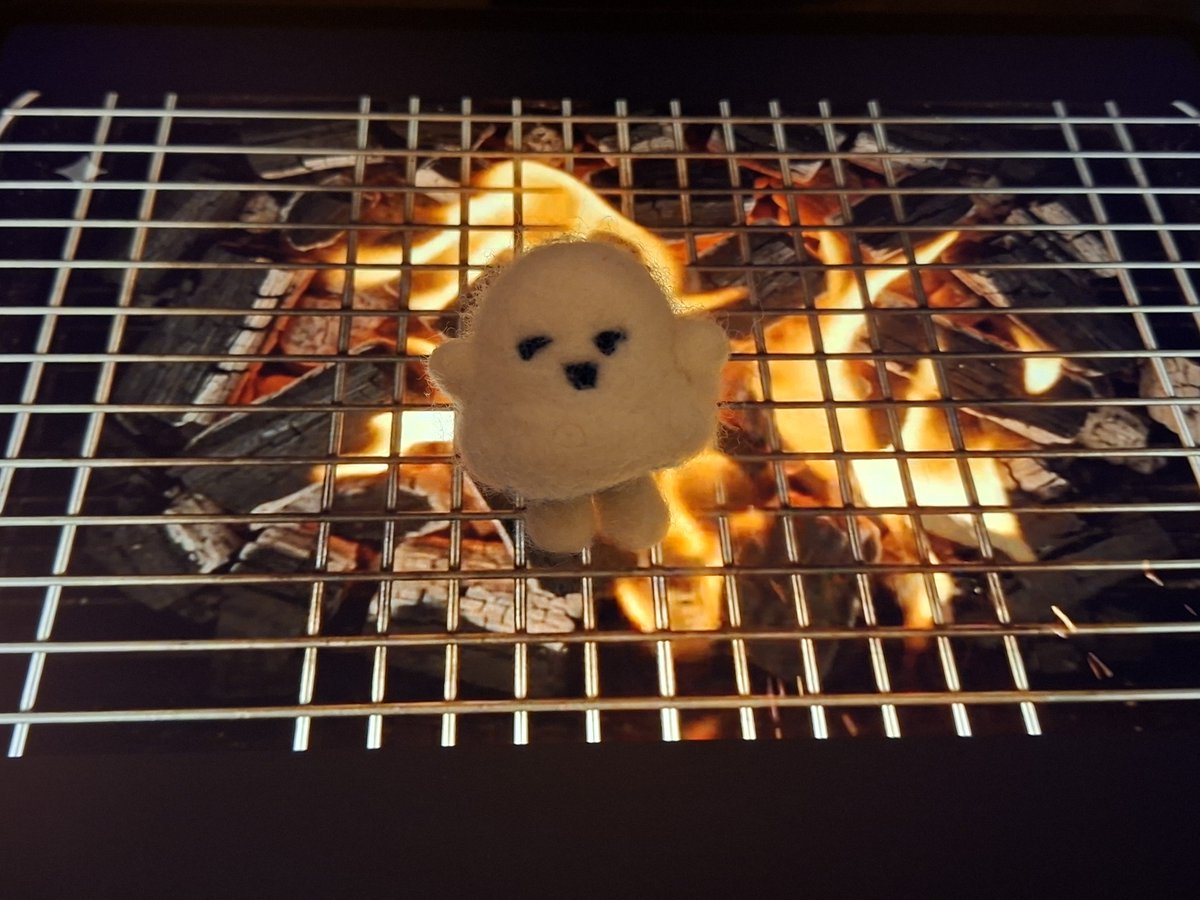 Baitu122's tweet photo. #吃喝萬樂
烤阿邁跟豹球&amp;感覺很像棉花糖的瓦 https://t.co/PhnuOlYwOq