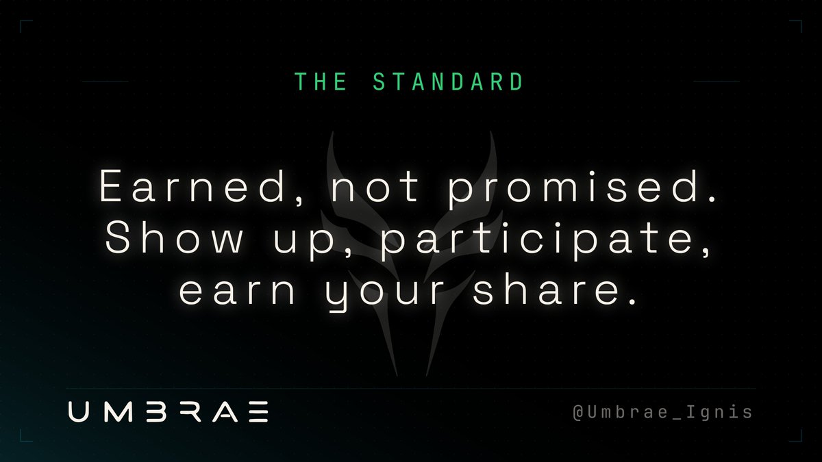 Umbrae_Ignis's tweet photo. Rewards here are earned, not promised.

This is a community that shows up. Five minutes to read the docs, check the pool, understand what you're in — that's the standard.

We build for the ones who participate.

Create a position at https://t.co/tLbJ1bFIQn https://t.co/uWoXNMEsUl