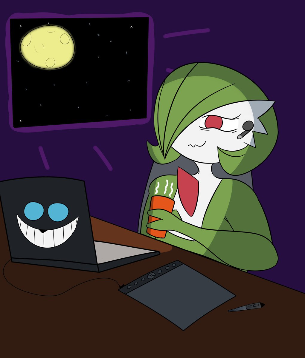 ivangartz's tweet photo. Pequeño dibujo de Loque hice la mayor parte de la noche XD (semen quitó el bufeo del café y me dormí en la silla) 😓 https://t.co/cikky1FOM4