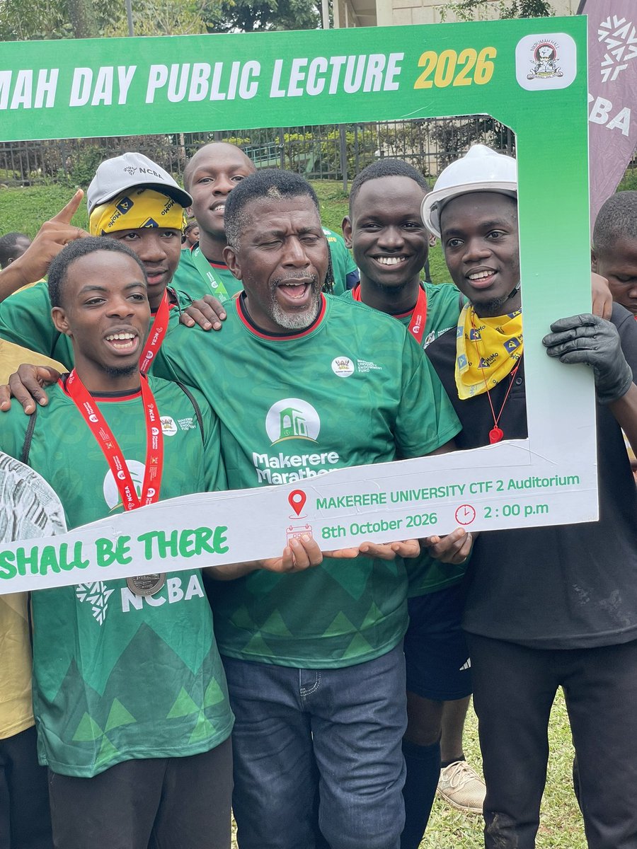 Ashavin77ug's tweet photo. Today at the @MakRun_Ug , I joined the @DOS_Makerere , Deputy Vice Chancellor & Lord Mayor @RonaldBalimwezo in running for a cause — supporting students with disabilities. 💚🏃🏾♂️
Run for inclusion. Run for change. 🏅
#MakRun #InclusionMatters #MakerereUniversity https://t.co/GQs1nerkqy