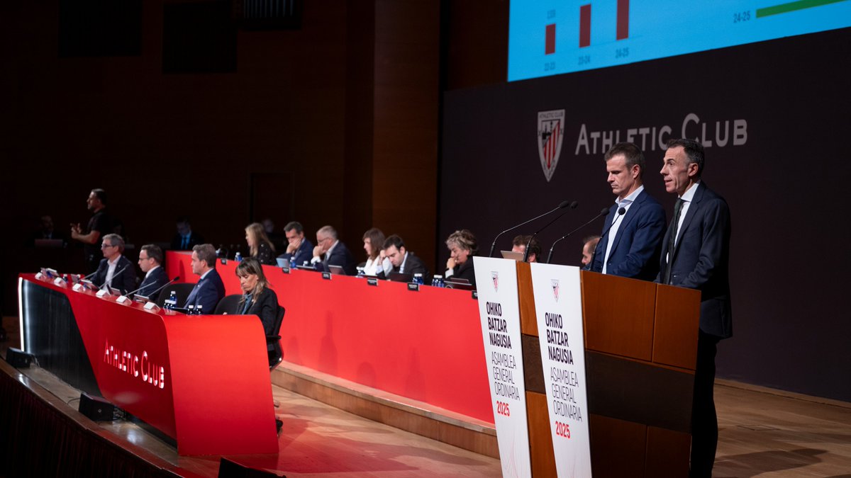 AthleticClub's tweet photo. ℹ️ El Athletic cierra la temporada 2025/26 con un récord de ingresos de 193 millones y 21 millones de beneficio neto.

Se trata del importe más alto, sin ingresos por salidas de jugadores, obtenido por el Club en su historia.

🔗 https://t.co/yCqZ53FcOq

#AthleticClub 🦁 https://t.co/rtGRuGxovc