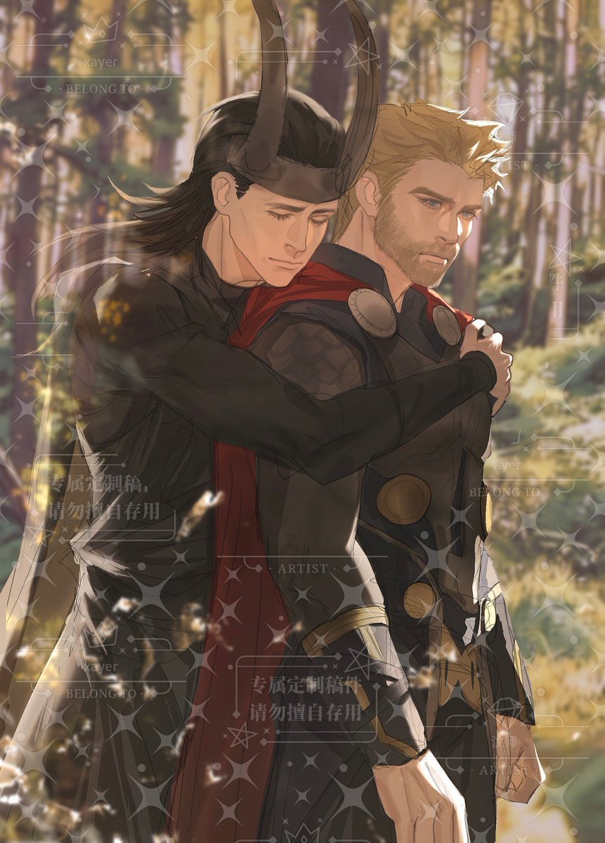 NHHHHHer's tweet photo. 我说这就是a5的剧照。
（看完a4重映性情了，发个冷饭。）
#thorki #稿件展示 https://t.co/yUnGX3yHw1