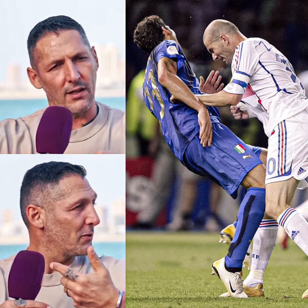 DexxterUtd's tweet photo. 🗣️ MARCO MATERAZZI: “I didn’t expect Zidane’s reaction at that moment. I was lucky that the whole episode caught me by surprise, because if I had expected something like that to happen and had been prepared for it, I’m sure we both would have ended up sent off.

There was a small contact between us in the box. He had scored France’s goal in the first half and our coach (Marcello Lippi) told me to mark him. After that first clash between us, I apologized, but he reacted badly.

The last tackles, altercations, and exchanges of bad words continued until the 110th minute, when things reached a breaking point. After the third clash, I frowned and he replied: ‘I’ll give you my jersey afterwards.’ I answered that I’d rather have his sister than his jersey.”