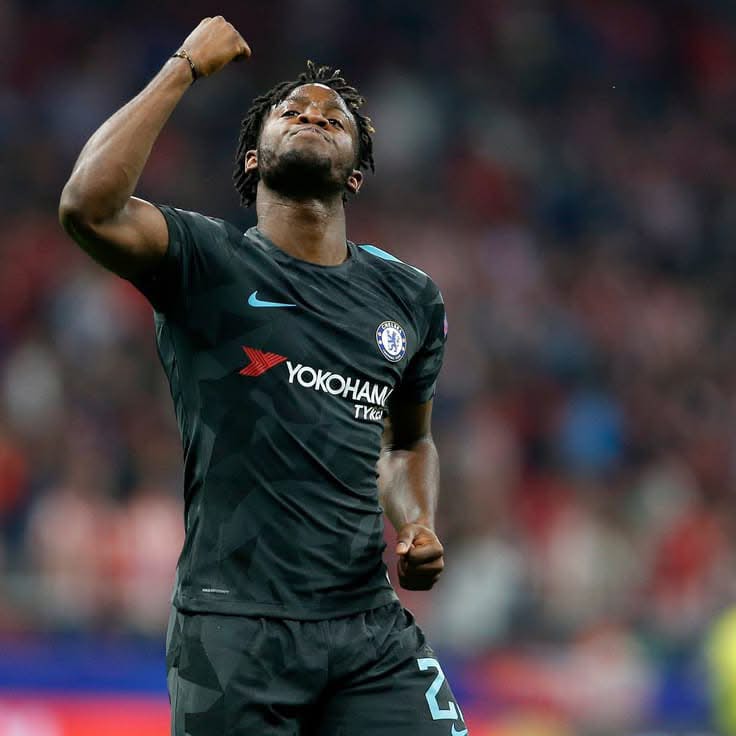 Emmycuz_cfc's tweet photo. On this day in 2017, Chelsea completed a 2-1 Comeback win vs Atletico Madrid in the UCL via a 94th minute Batshuayi winner and became the first English team to win at the Metropolitano. https://t.co/chmNuY48zb