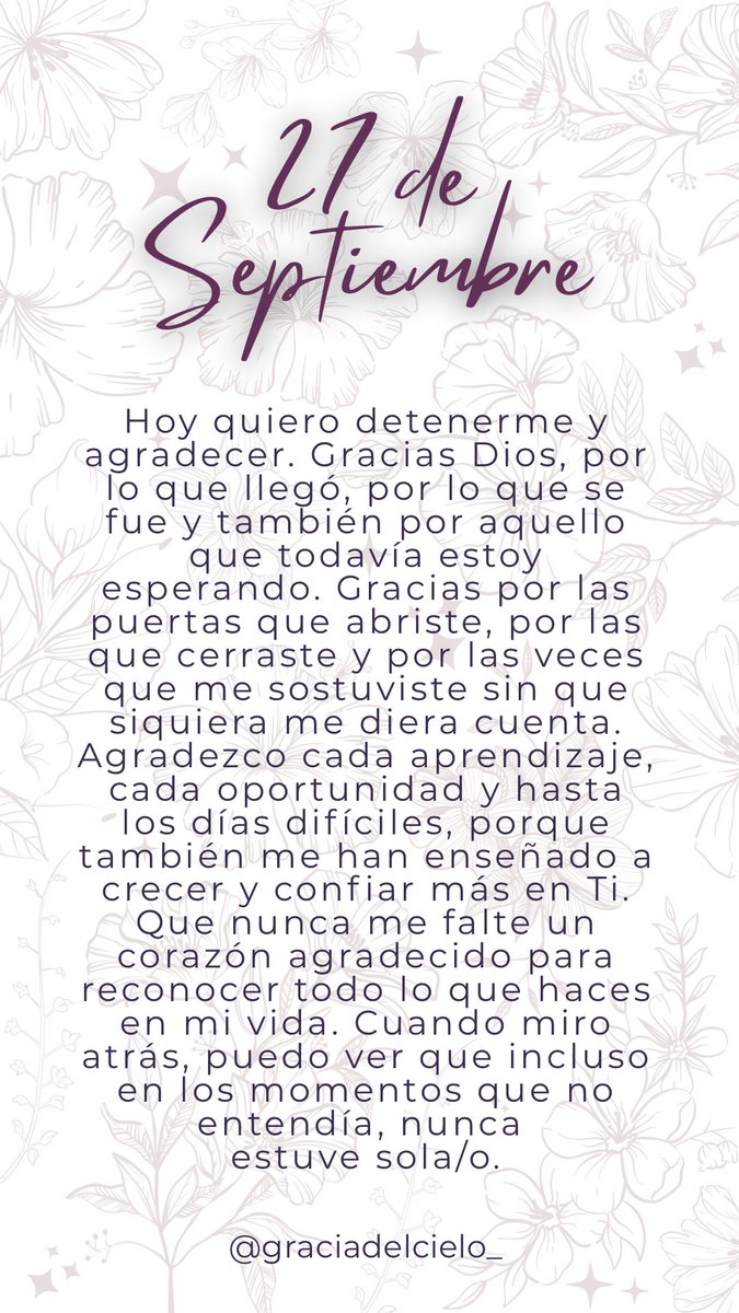 GraciadelCielo_'s tweet photo. Agradece a Dios por todo ❤️ https://t.co/mZOX7mAttR