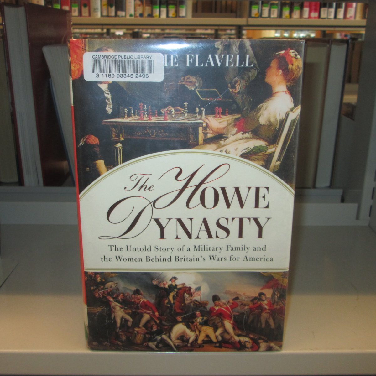 TraciPeddie's tweet photo. To mark the fifth anniversary of Julie Flavell’s *The Howe Dynasty: The Untold Story of a Military Family and the Women Behind Britain’s Wars for America*, published by Liveright Books on July 20, 2021, I’m sharing photos of a copy I found at https://t.co/n3iQwOAnNZ