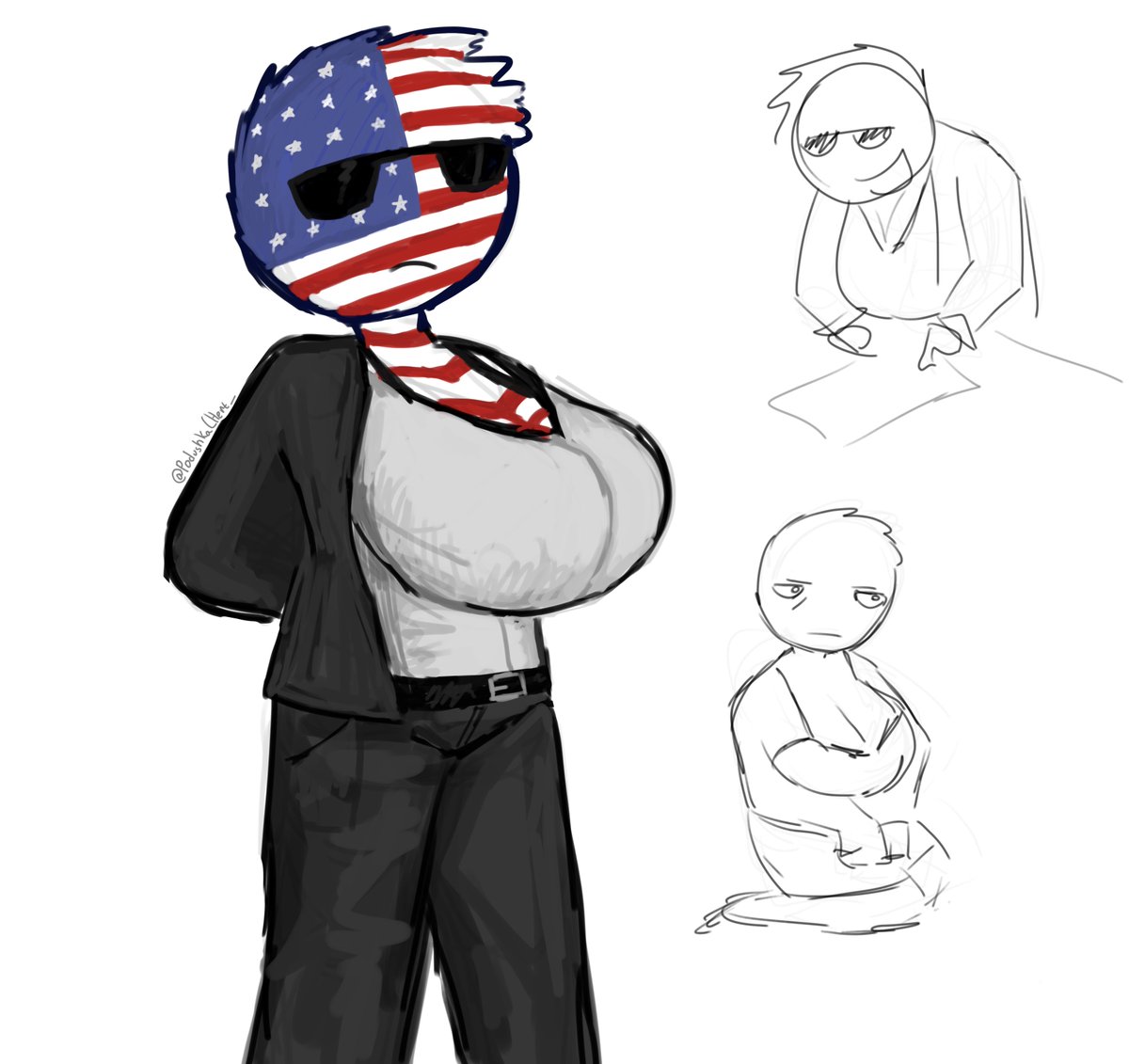 PodushkaCHert_'s tweet photo. I unironically like this.
#countryhumans https://t.co/t2CLByXKzq