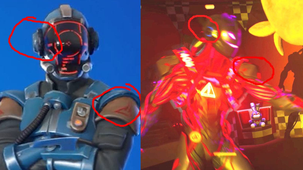 Riftinliam's tweet photo. @AlignedEclipse It *could* be a corrupted member of The Seven... seeing as that was sort of teased in that Fortnitemares teaser. https://t.co/mb1XjAf0vB