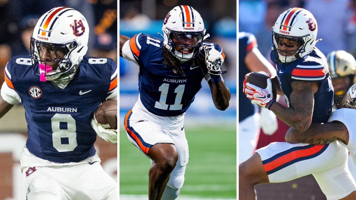 Auburnanytime's tweet photo. Through 4 games:

Cam Coleman (2025): 13 Rec, 237 Yards, 2 Touchdown’s

Keshaun Singleton: 22 Rec, 268 Yards, 1 Touchdown 

Chase Nimord: 22 Rec, 240 Yards, 2 Touchdown’s 

Just the stats. 🤷‍♂️ https://t.co/vEQQchTto9