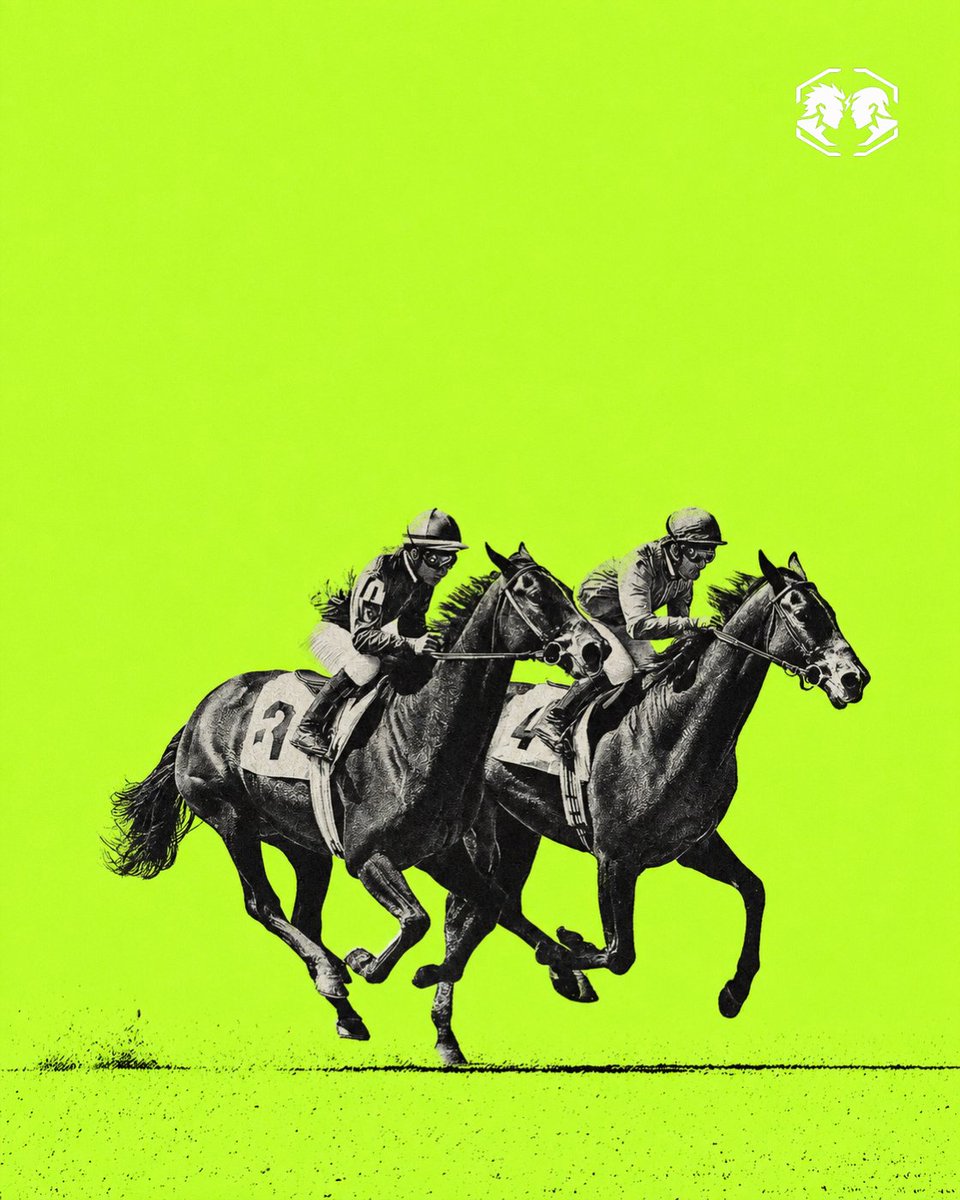 CLASHPAIR's tweet photo. That last stretch can quiet a grandstand. CLASHPAIR is building paired markets where rival fan bases can follow the same matchup. https://t.co/k6ddY32LyQ