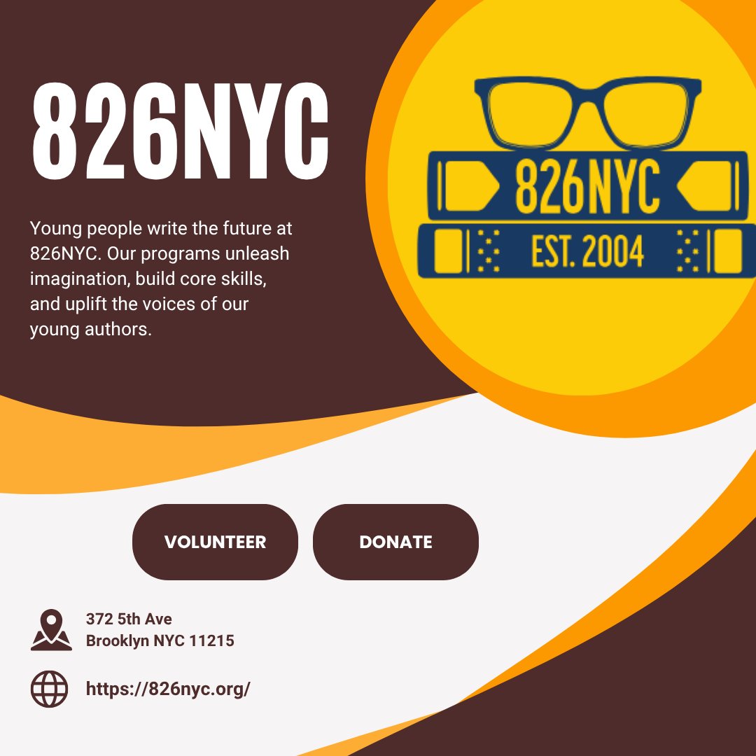 UniversalGiving's tweet photo. Young people write the future - join 826NYC in uplifting the next generation of authors by volunteering or donating today at https://t.co/fEmX594B6U! 📚✨

#826nyc #youngauthors #youthwriting #universalgiving https://t.co/p0ZOie0cJW