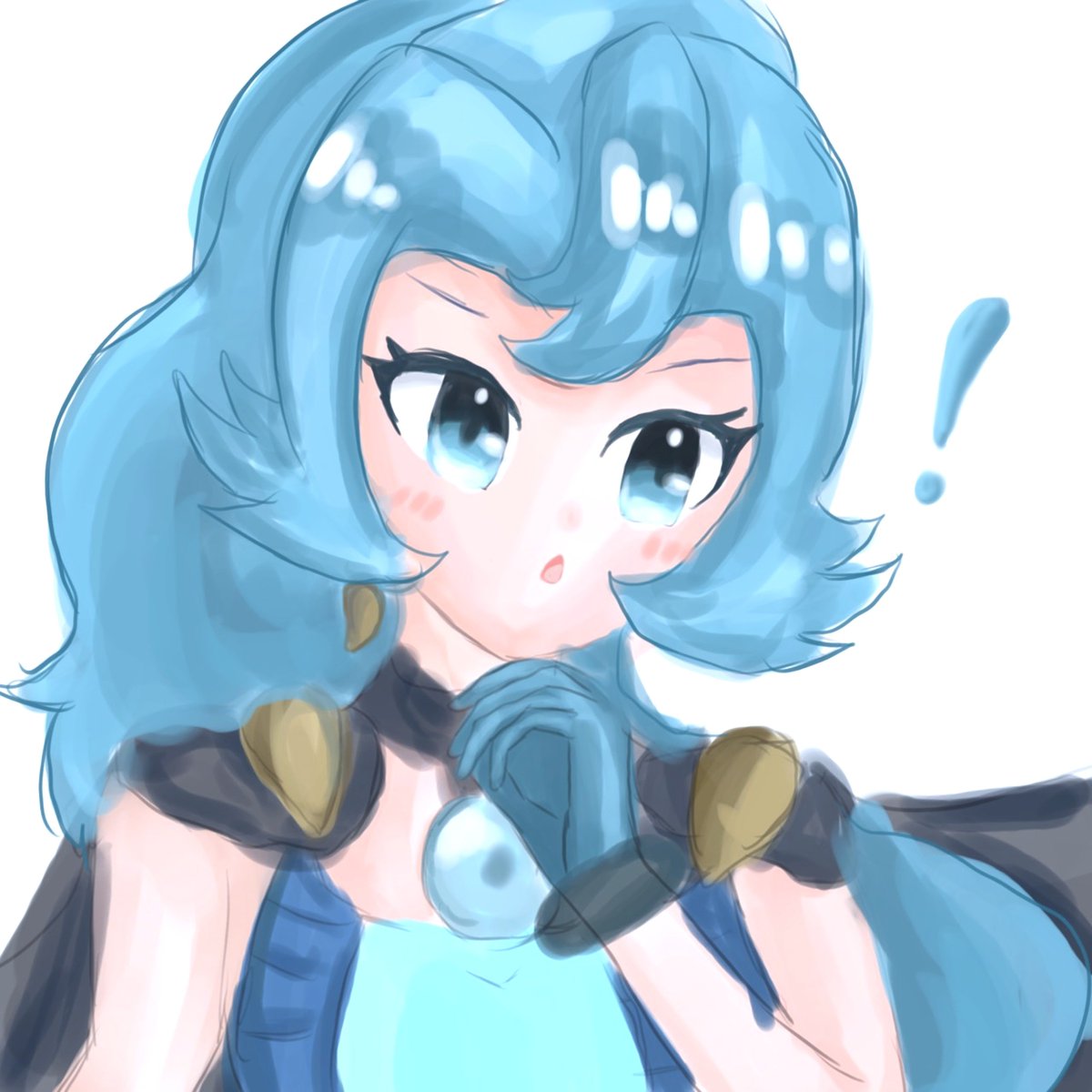 KUROne961's tweet photo. イブキさんを描きました！ 
人間描くの難しいよ…… 
 #ポケモン  #ポケモン人間絵   #ポケモン絵 https://t.co/I0QmONcotg