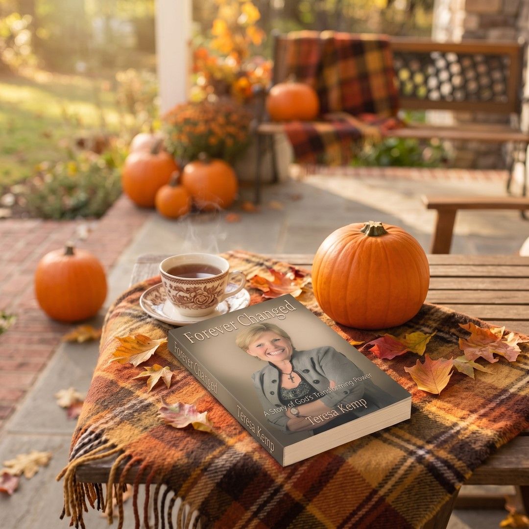 ForeverChngd's tweet photo. Get a nice cup of tea. Enjoy the autumn weather. Take in the transformation of the season. Know that there is NO season that is beyond God's transformation. Read Teresa Kemp's "Forever Changed". Paperback: https://t.co/eLYuQLMtcc or Kindle/eBook Edition: https://t.co/YC1kzTl04O https://t.co/6rEesCixUq