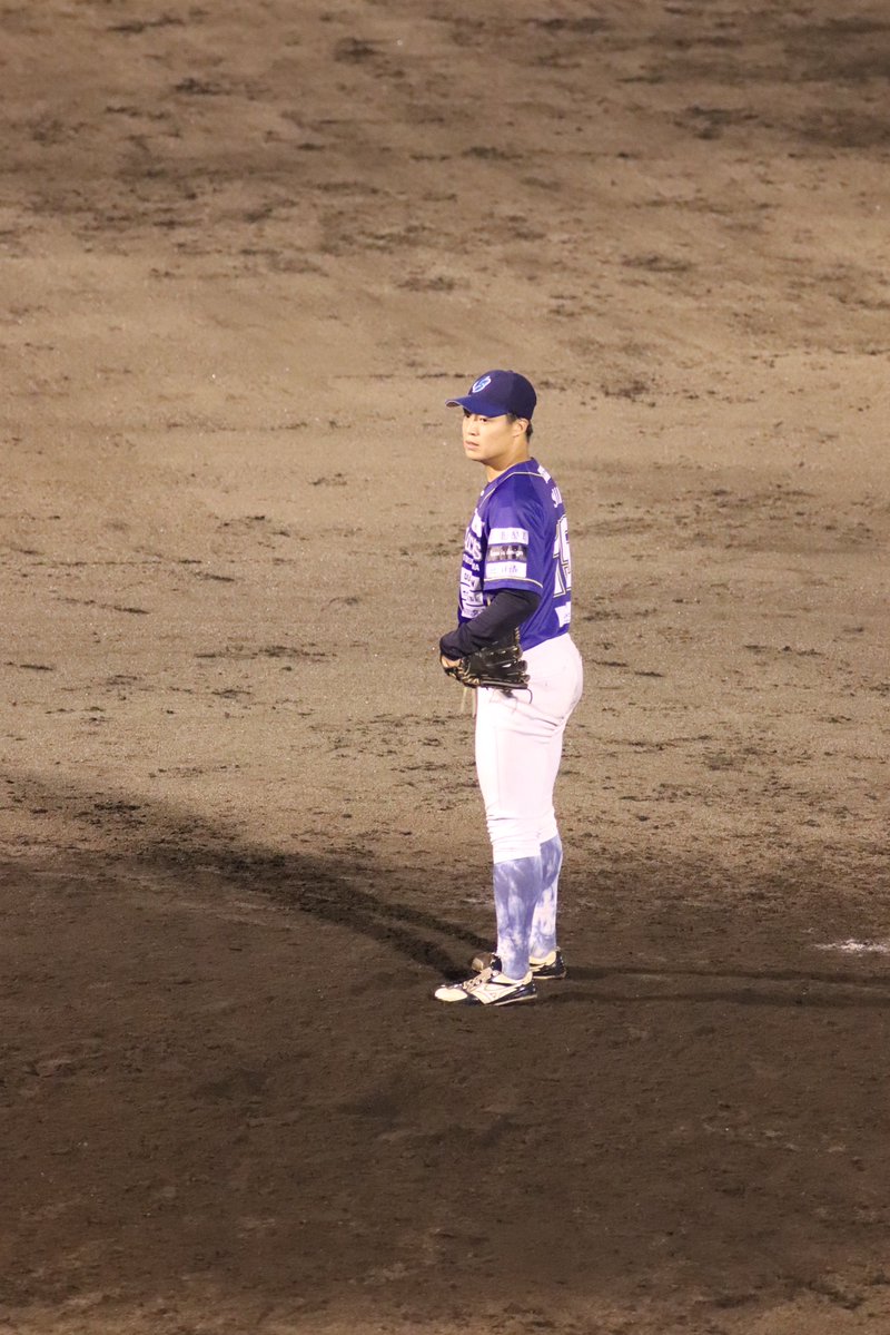 aiko1SMAP5's tweet photo. ９月２７日（日曜日）
本日の現場❗️むつみスタジアム🏟️
徳島インディゴソックスvs高知ファイティングドッグス
トリドール杯チャンピオンシップ2026
石井 康輝（投手）
ナイスピッチングでした😊
#むつみスタジアム
#徳島インディゴソックス
#石井康輝 https://t.co/nnuzKLHOlD