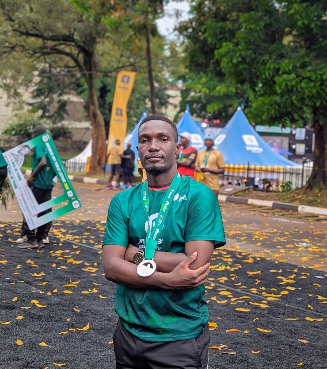 TBulumba's tweet photo. 21km done at the #MakerereMarathon Proud to have laced up my shoes for #MakRun 2026 and run for a cause that matters.
On to the next milestone! 🏅 https://t.co/uUvvjjAoF6
