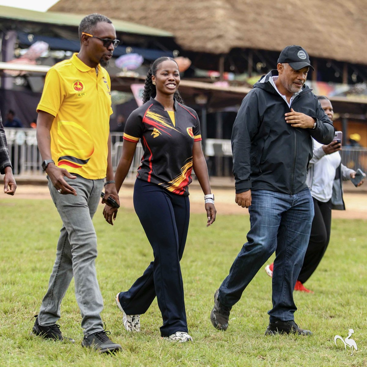 NBSportUg's tweet photo. Princess Katrina Sarah Mirembe Ssangalyambogo graced Kyadondo, and showed her support for Team Uganda in the 2026 Africa Rugby 7s. 

Uganda gave it everything, but fall short in the final, losing 26-19 to Zimbabwe in the final of the 2026 Africa Rugby 7s 

#NBSportRugby #NBSportTheScrum #RockboomRugby #NBSportUpdates #AfricaMenSevens2026
📸 @Uganda_Sevens