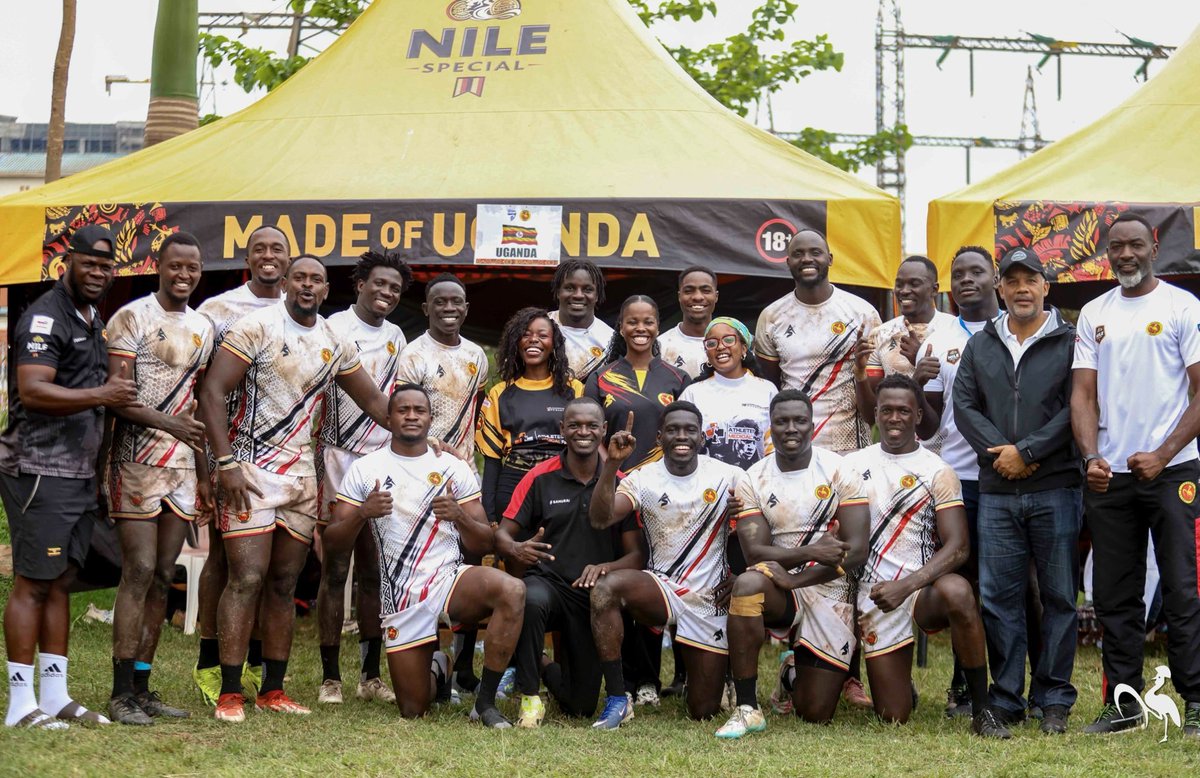 NBSportUg's tweet photo. Princess Katrina Sarah Mirembe Ssangalyambogo graced Kyadondo, and showed her support for Team Uganda in the 2026 Africa Rugby 7s. 

Uganda gave it everything, but fall short in the final, losing 26-19 to Zimbabwe in the final of the 2026 Africa Rugby 7s 

#NBSportRugby #NBSportTheScrum #RockboomRugby #NBSportUpdates #AfricaMenSevens2026
📸 @Uganda_Sevens