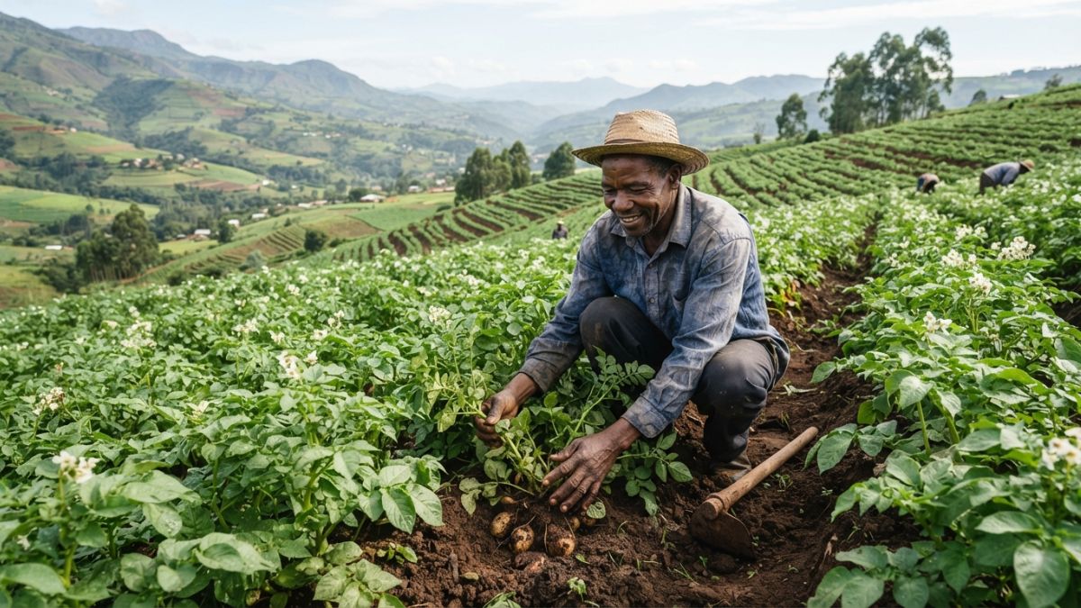 AngeloAlexandr3's tweet photo. 🥔 Quanto custa produzir 1 hectare de batata-reno em Moçambique?
Semente, fertilizantes, preparação do solo, defensivos, mão-de-obra, irrigação, colheita e transporte entram na conta.
Veja 👇
https://t.co/RYN2U38hwU
#BatataReno #Moçambique #Agricultura #Agronegócio https://t.co/xIqcRUIuMd