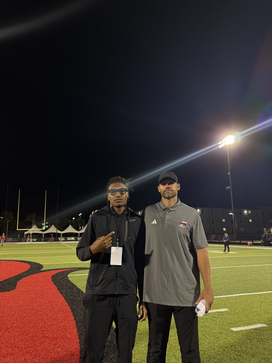 kevinquerette's tweet photo. Appreciate @CoachBeattySEU and @CoachRussSEU for having me out there last night. Truly enjoyed the experience and my time on campus. #gofire https://t.co/ZYgnqoju9b